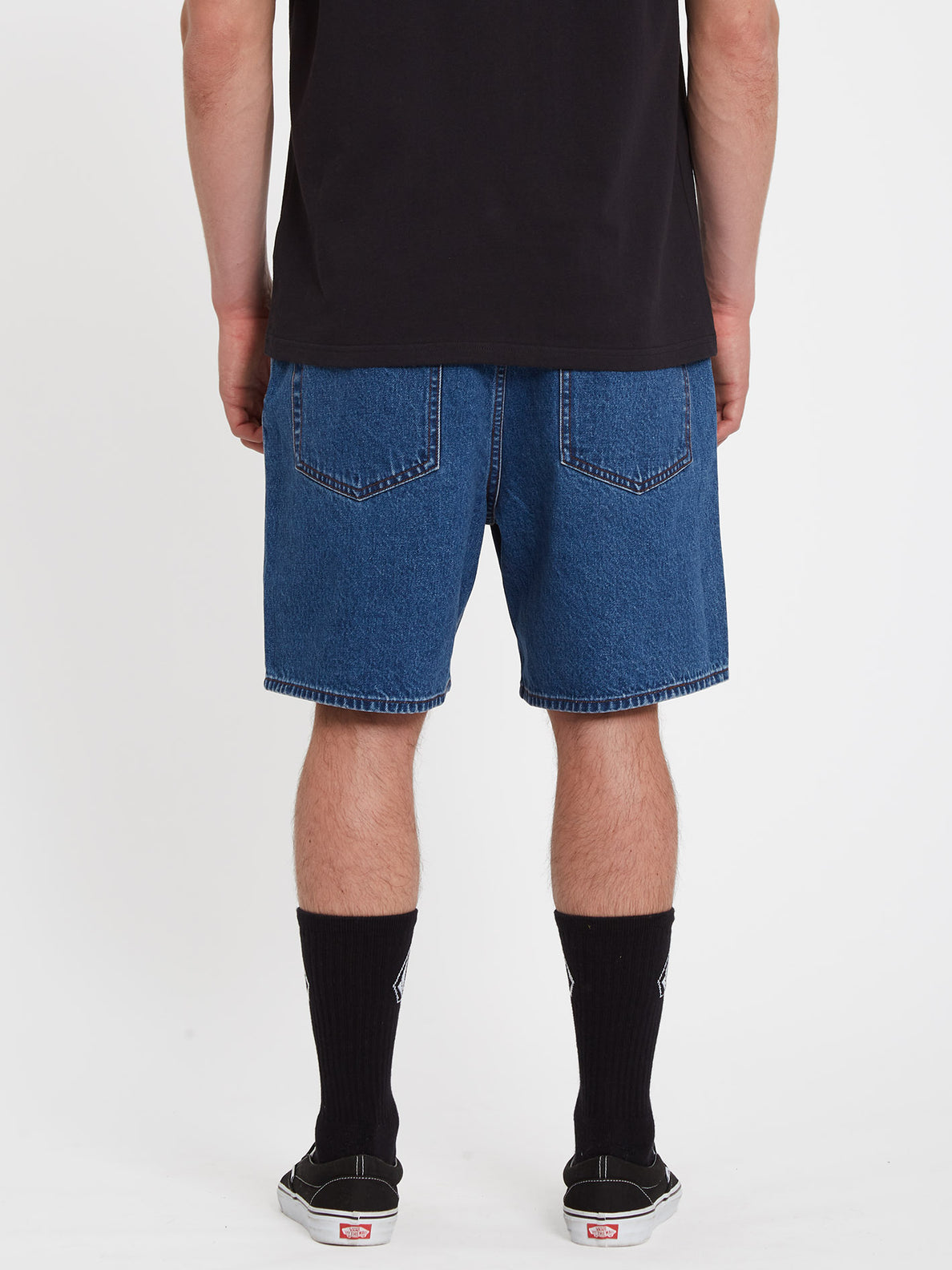 Billow Denim Short - OLIVER MID BLUE (A2012200_OMB) [B]