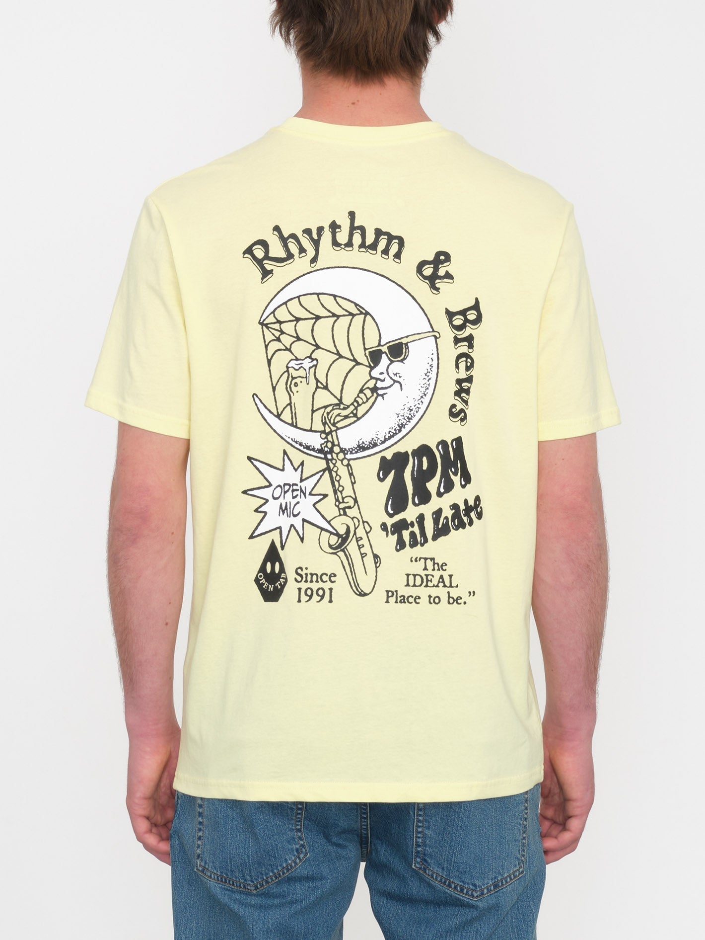 Rhythm 1991 T-shirt - AURA YELLOW