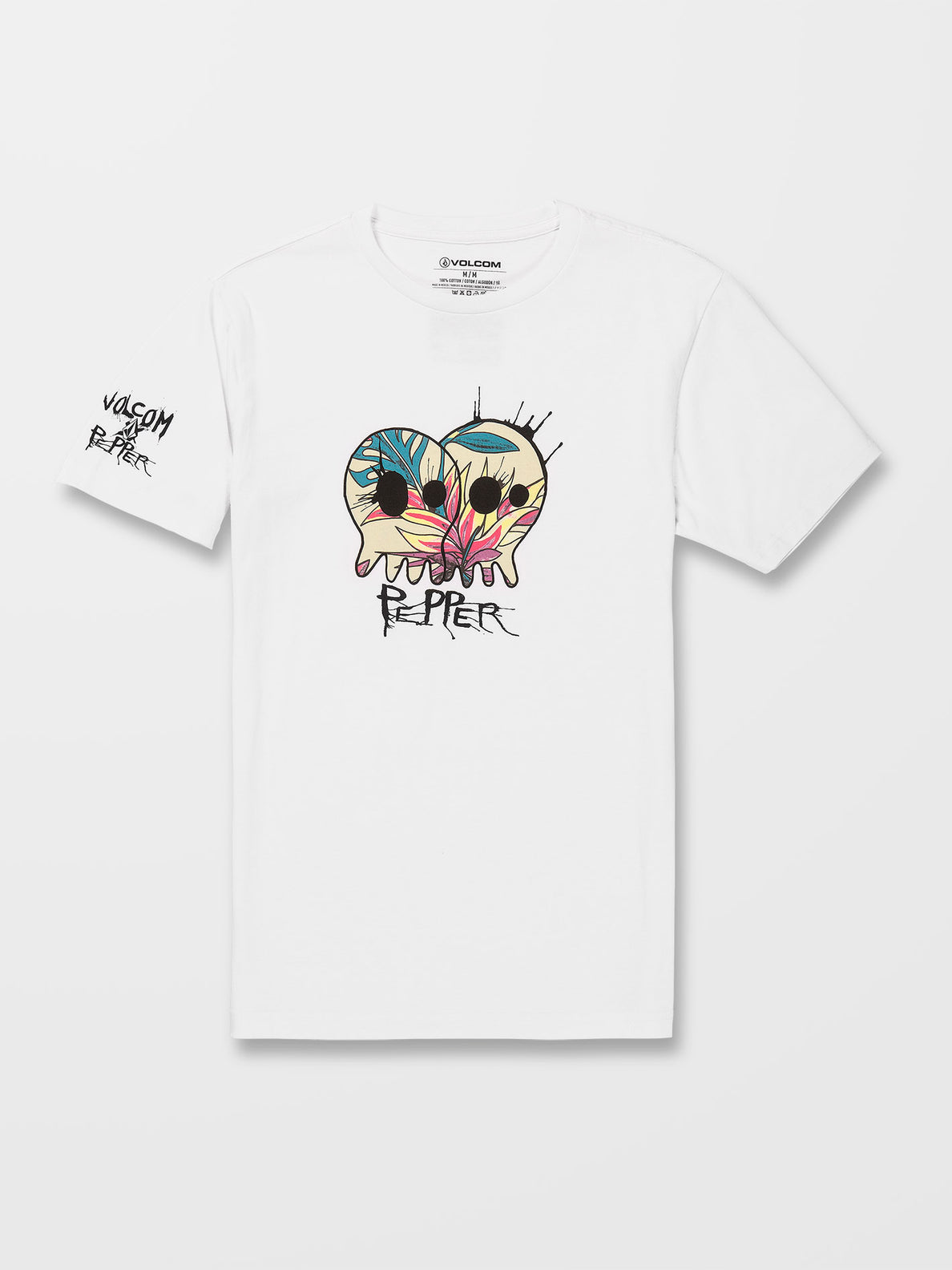 Volcom skull sales t shirt