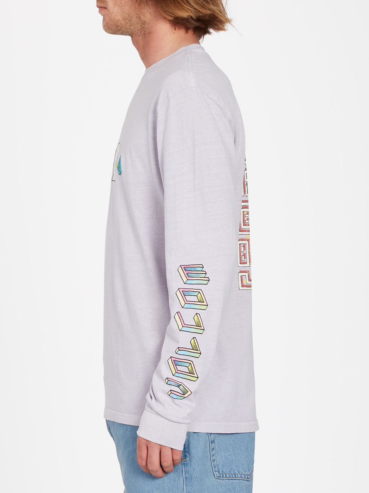 Ed Merlin Murray T-shirt - LIGHT ORCHID (A3612303_LOR) [2]
