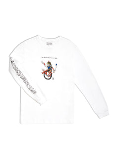 Pentagram Pizza T-shirt - WHITE (A3632108_WHT) [30]