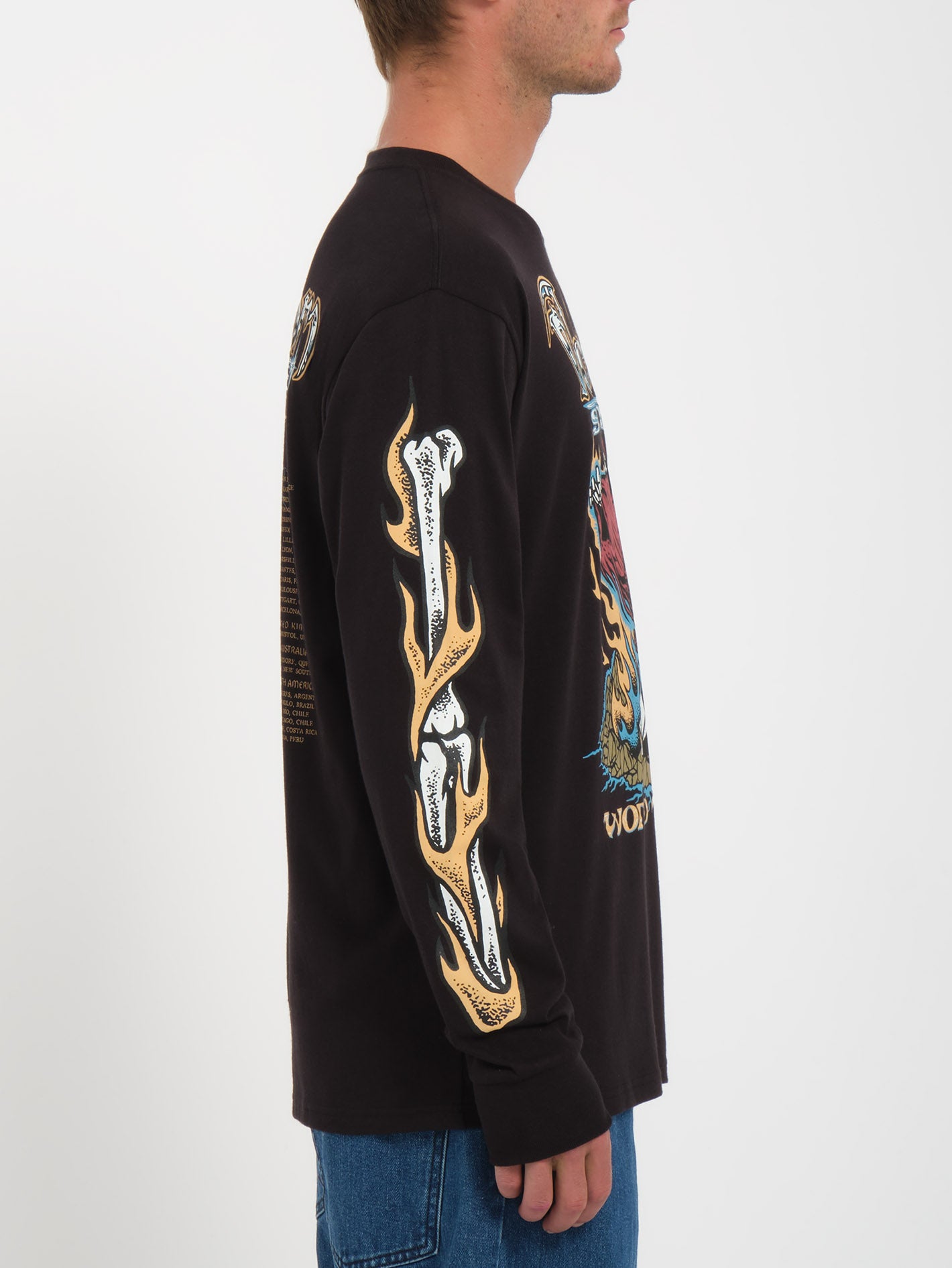 Stone Ghost T-shirt - BLACK - Men - Volcom EU – Volcom Europe