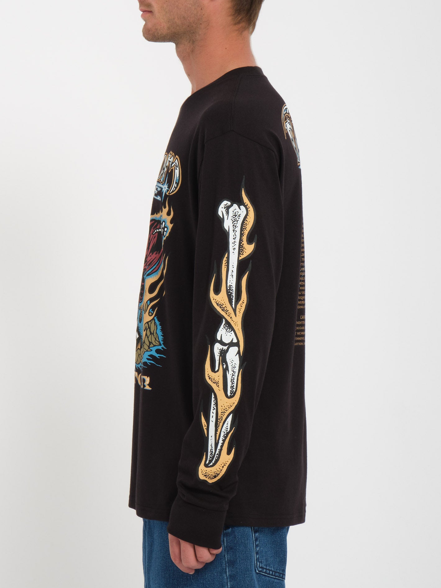 Stone Ghost T-shirt - BLACK - Men - Volcom EU – Volcom Europe