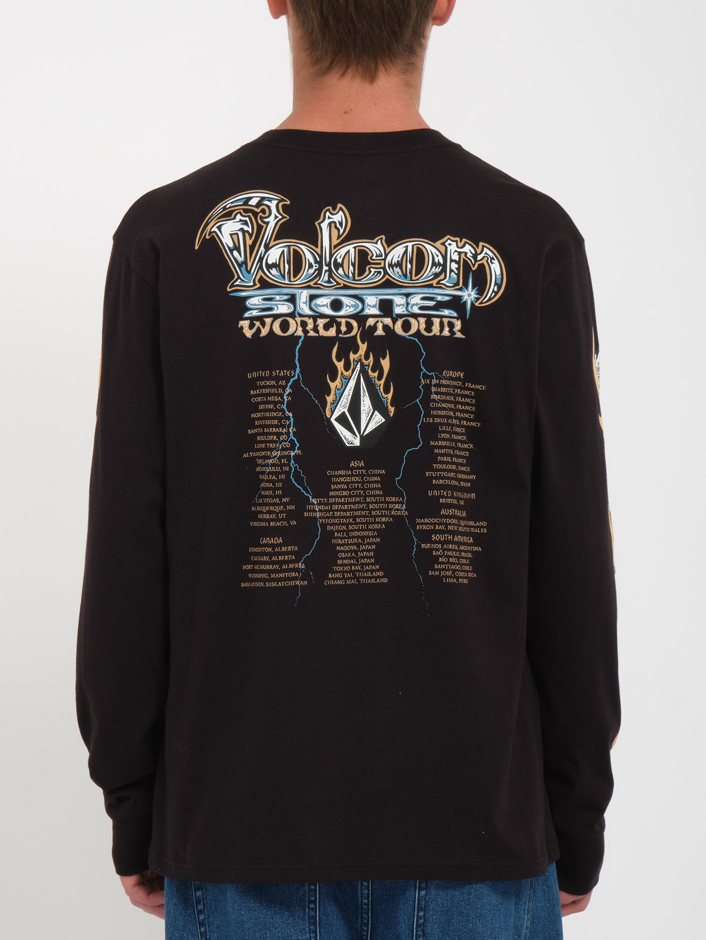 Stone Ghost T-shirt - BLACK - Men - Volcom EU – Volcom Europe