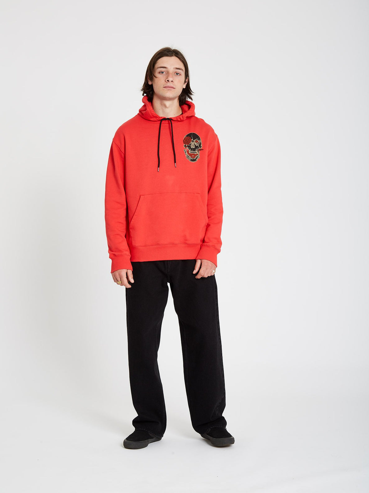 Fortifem Hoodie Carmine Red Volcom Europe