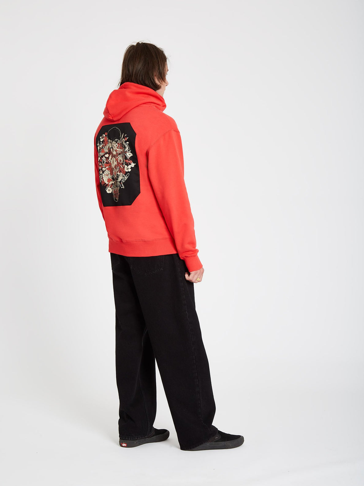 Volcom red hoodie outlet