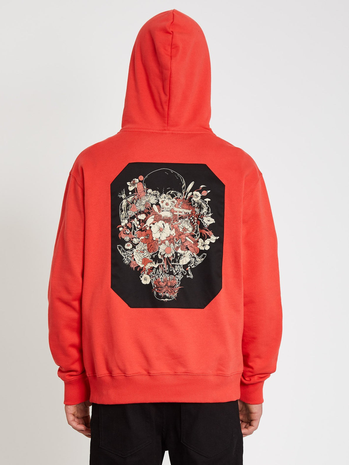 Red volcom clearance hoodie