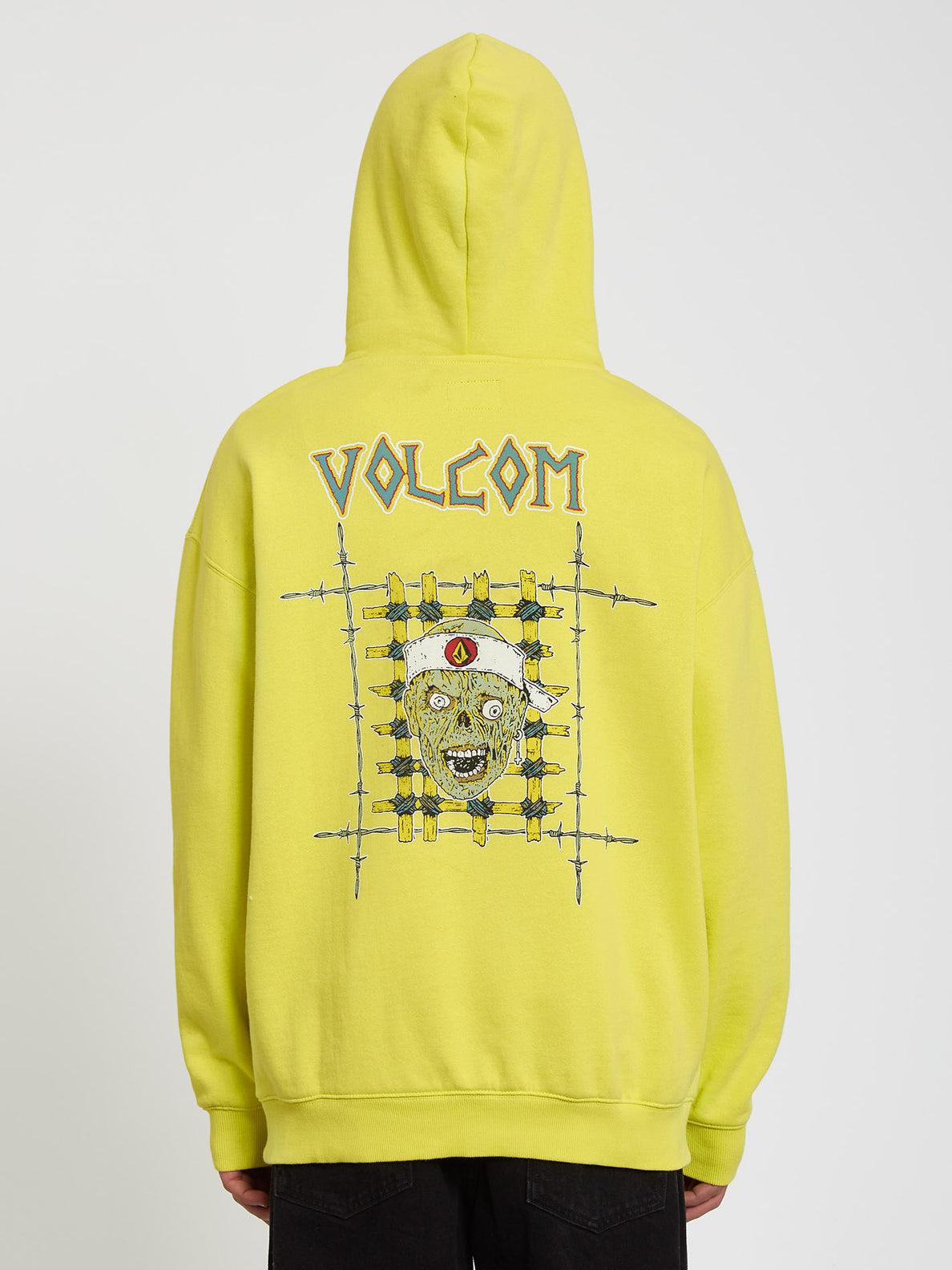 Volcom yellow hoodie shop