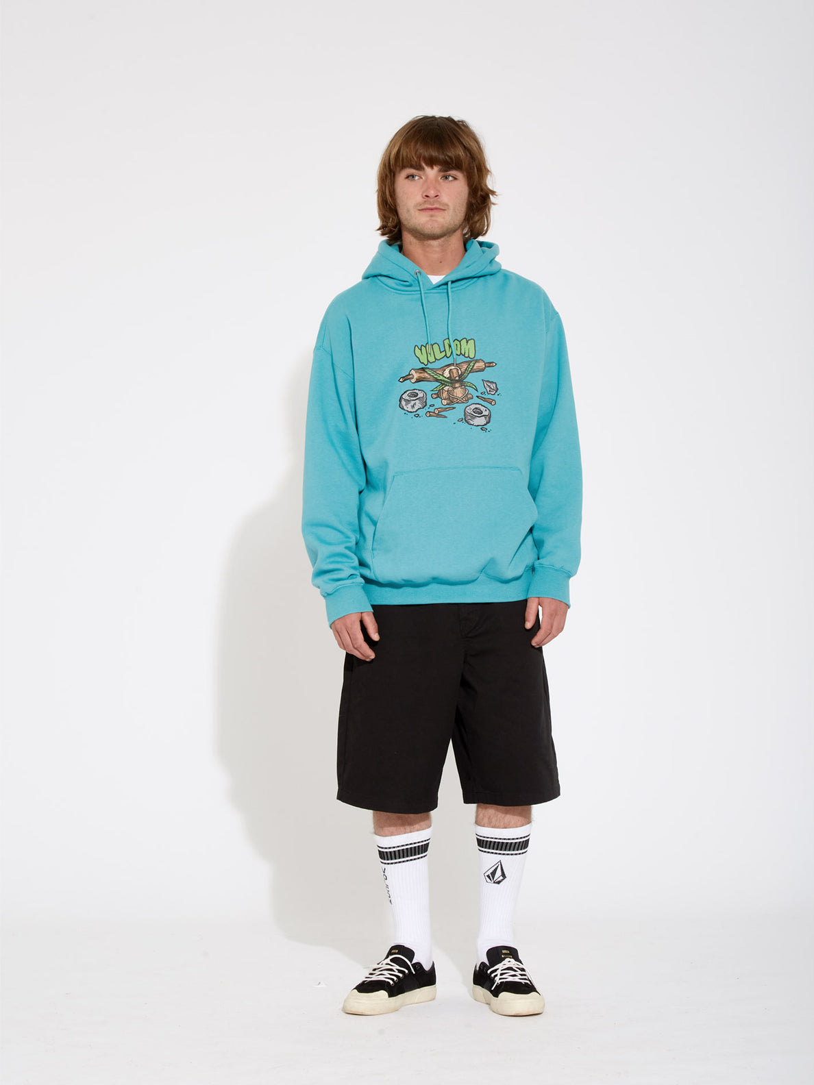 Todd Bratrud Hoodie - TEMPLE TEAL - Men - Volcom EU – Volcom Europe