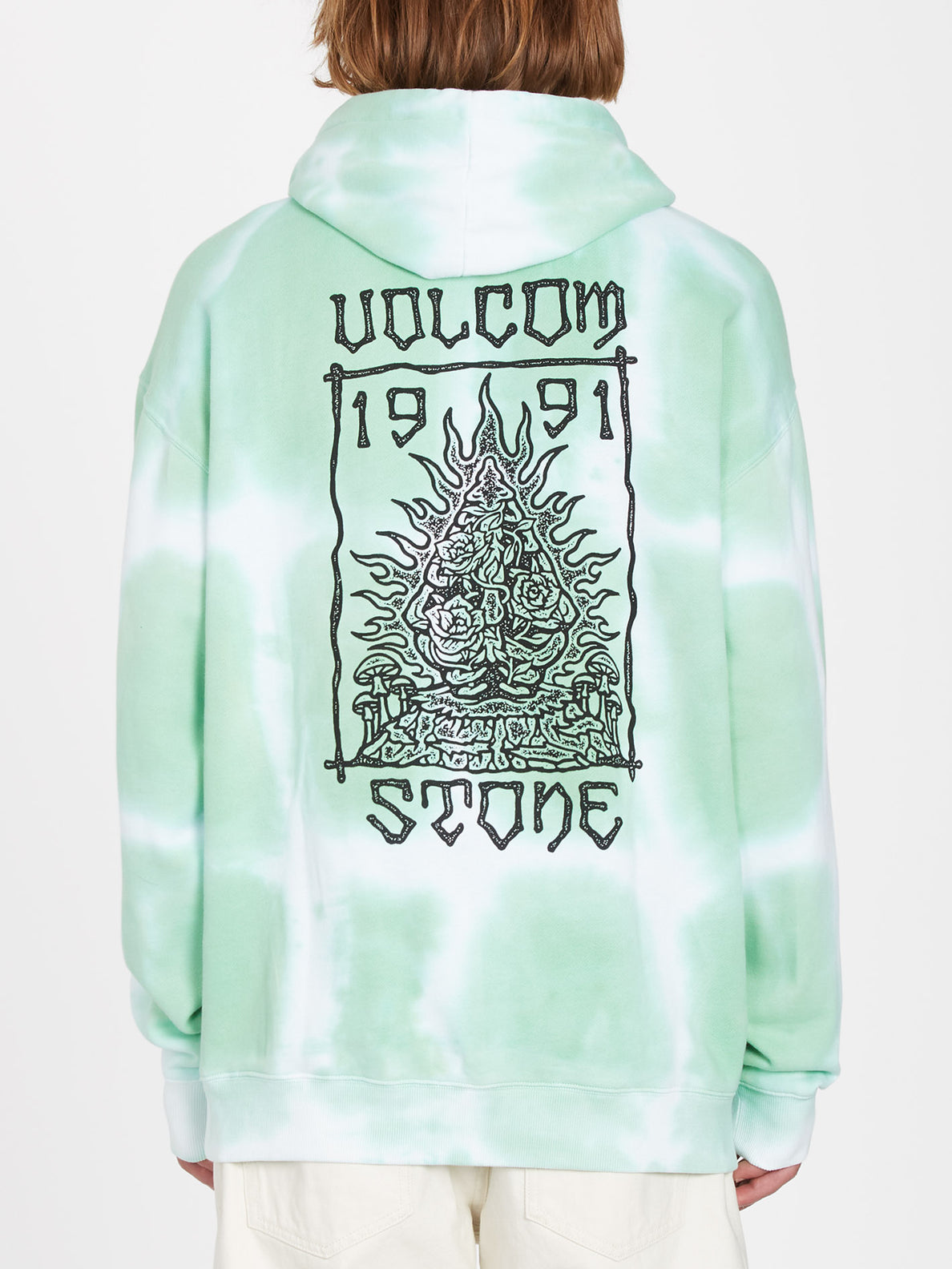 Trippin Dye Hoodie BOTTLE GREEN Men Volcom EU Volcom Europe