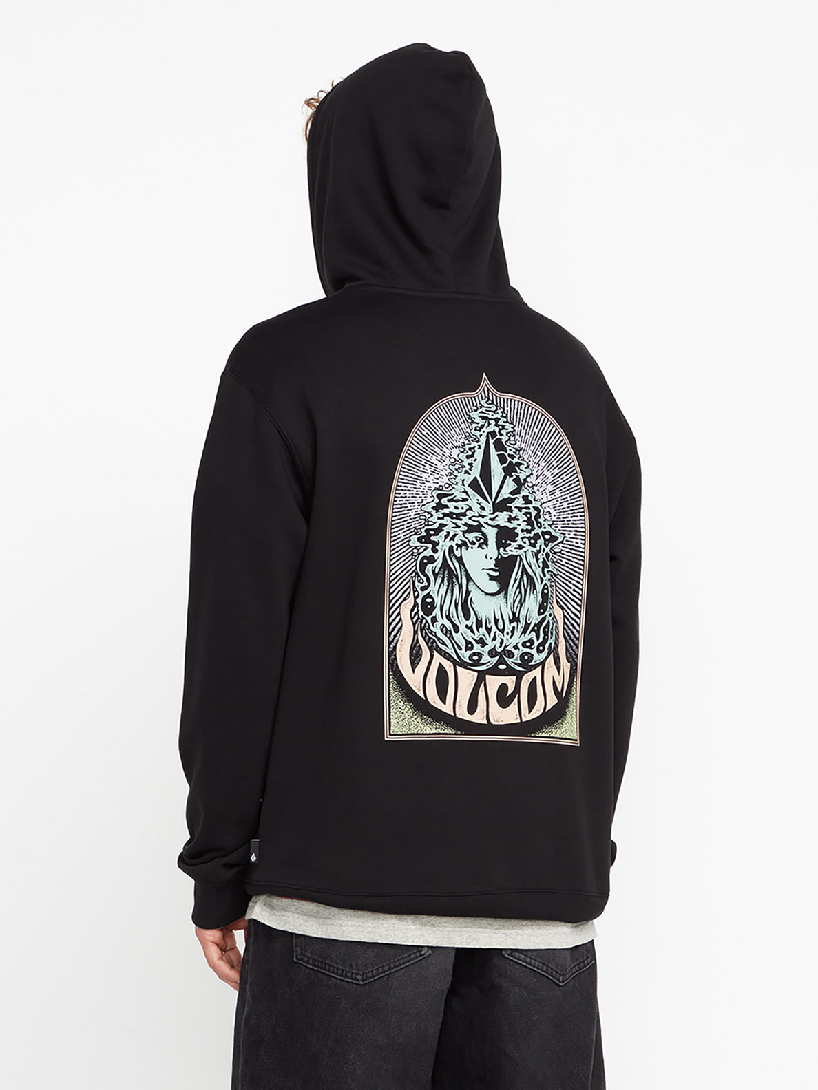 Strike Hoodie BLACK Men Volcom EU Volcom Europe