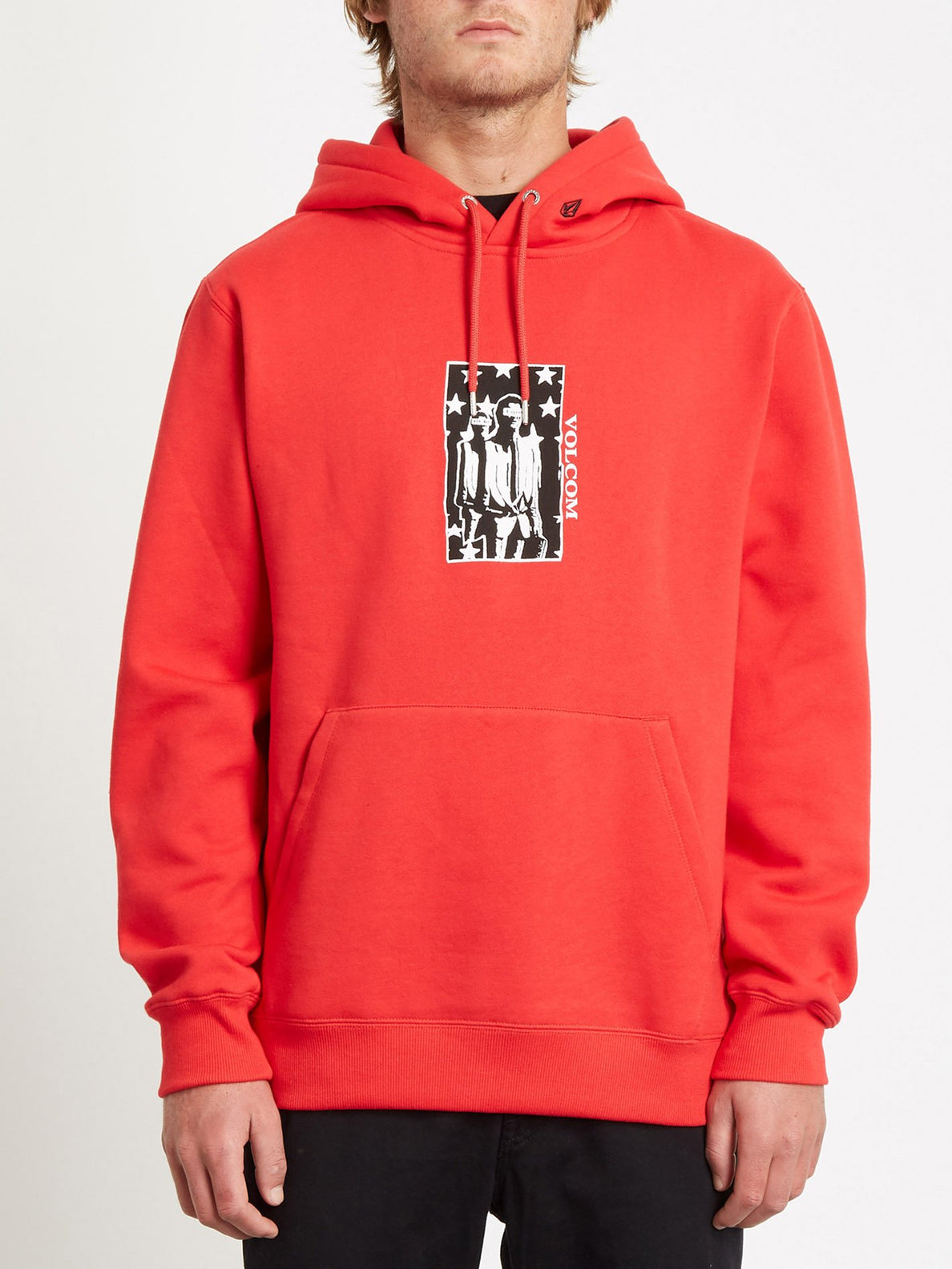 Volcom red hoodie outlet