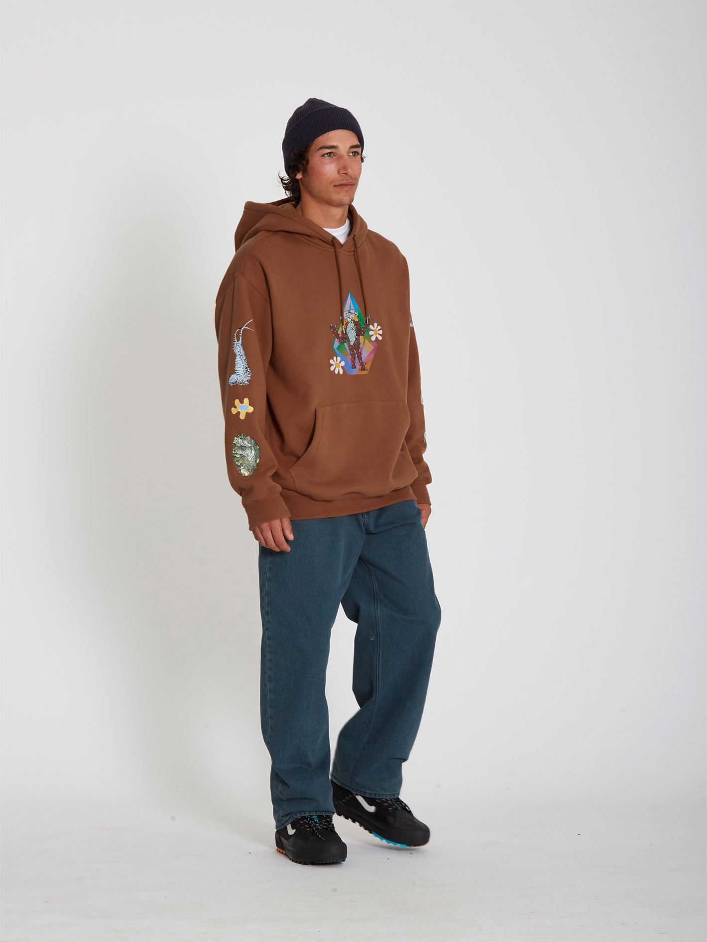 Chrissie Abbott X French Hoodie - MOCHA | Volcom Europe