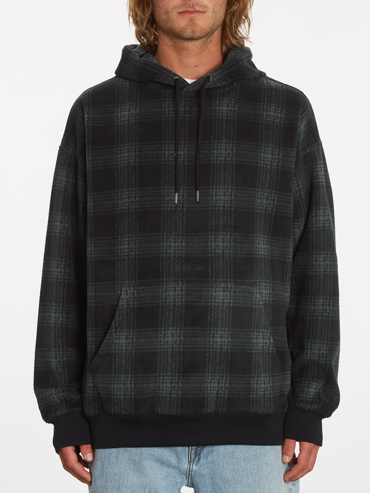 Green sales volcom hoodie