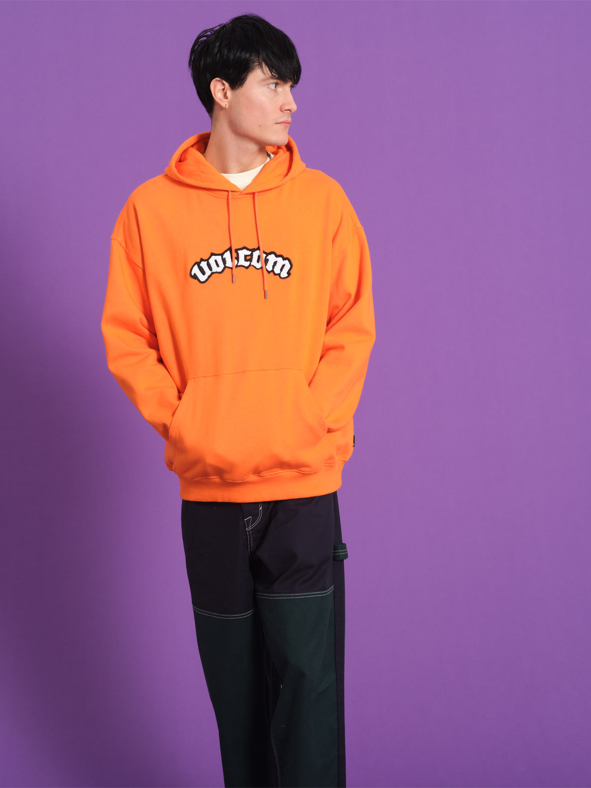 Volcom orange hoodie sale