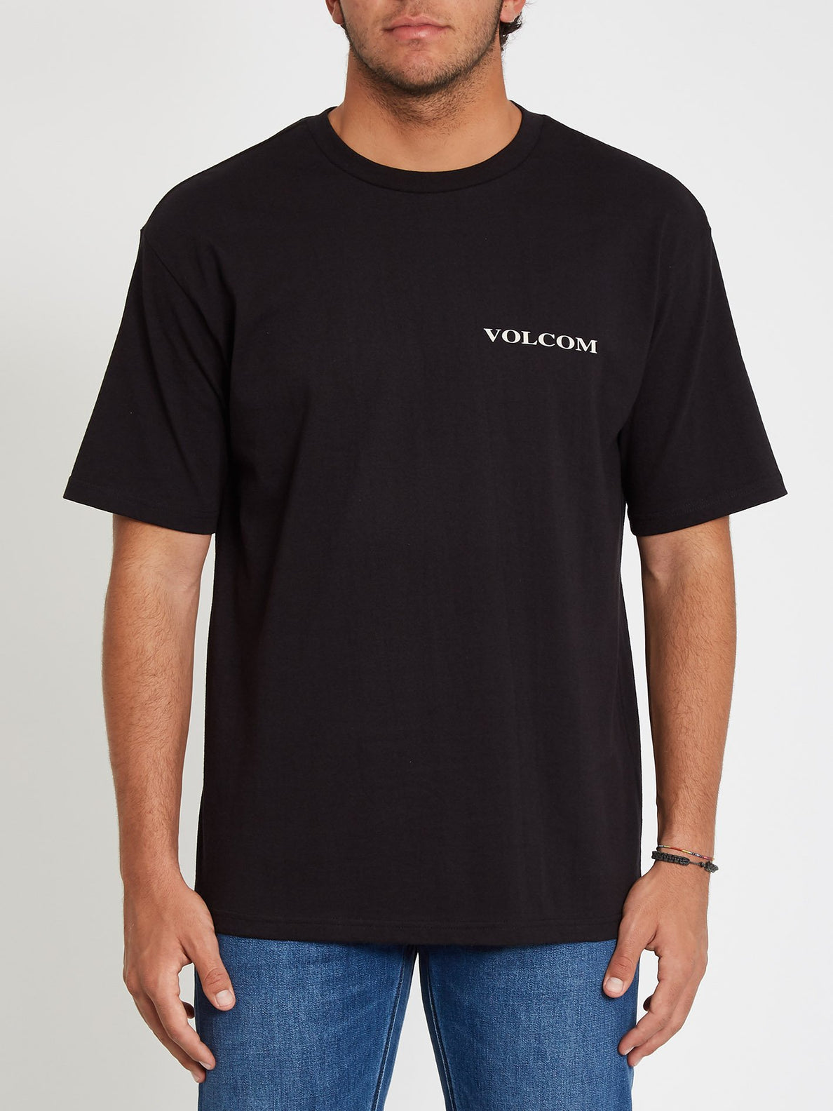 Volcom Stone T-shirt - Black (A4312105_BLK) [F]