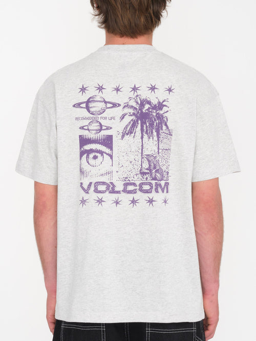 T-shirt Bio Violet Volcom Homme - 2453986-violet T-shirt Bio Violet Volcom Homme - 2453986-violet