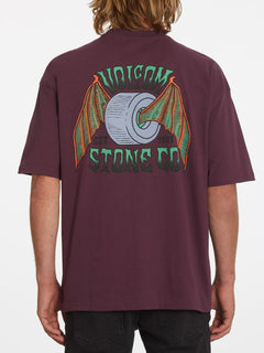 Hell Wheel T-shirt - MULBERRY (A4332211_MUL) [B]