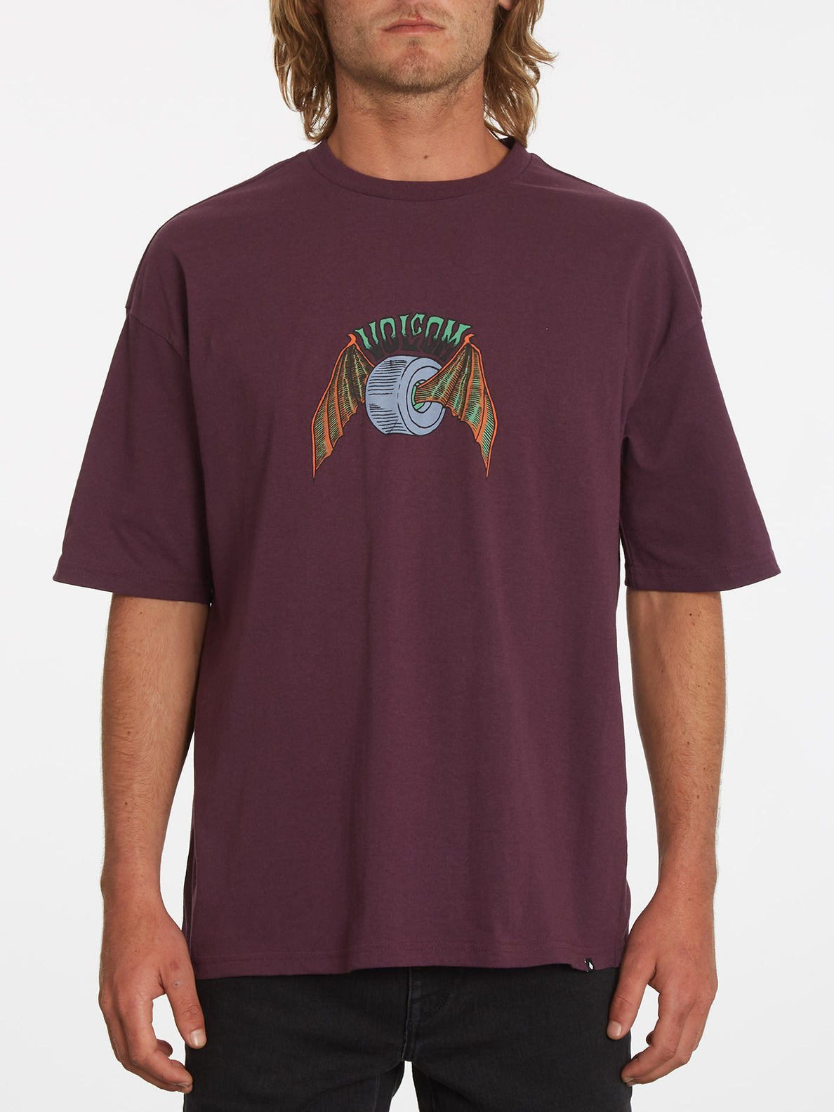 Hell Wheel T-shirt - MULBERRY (A4332211_MUL) [F]