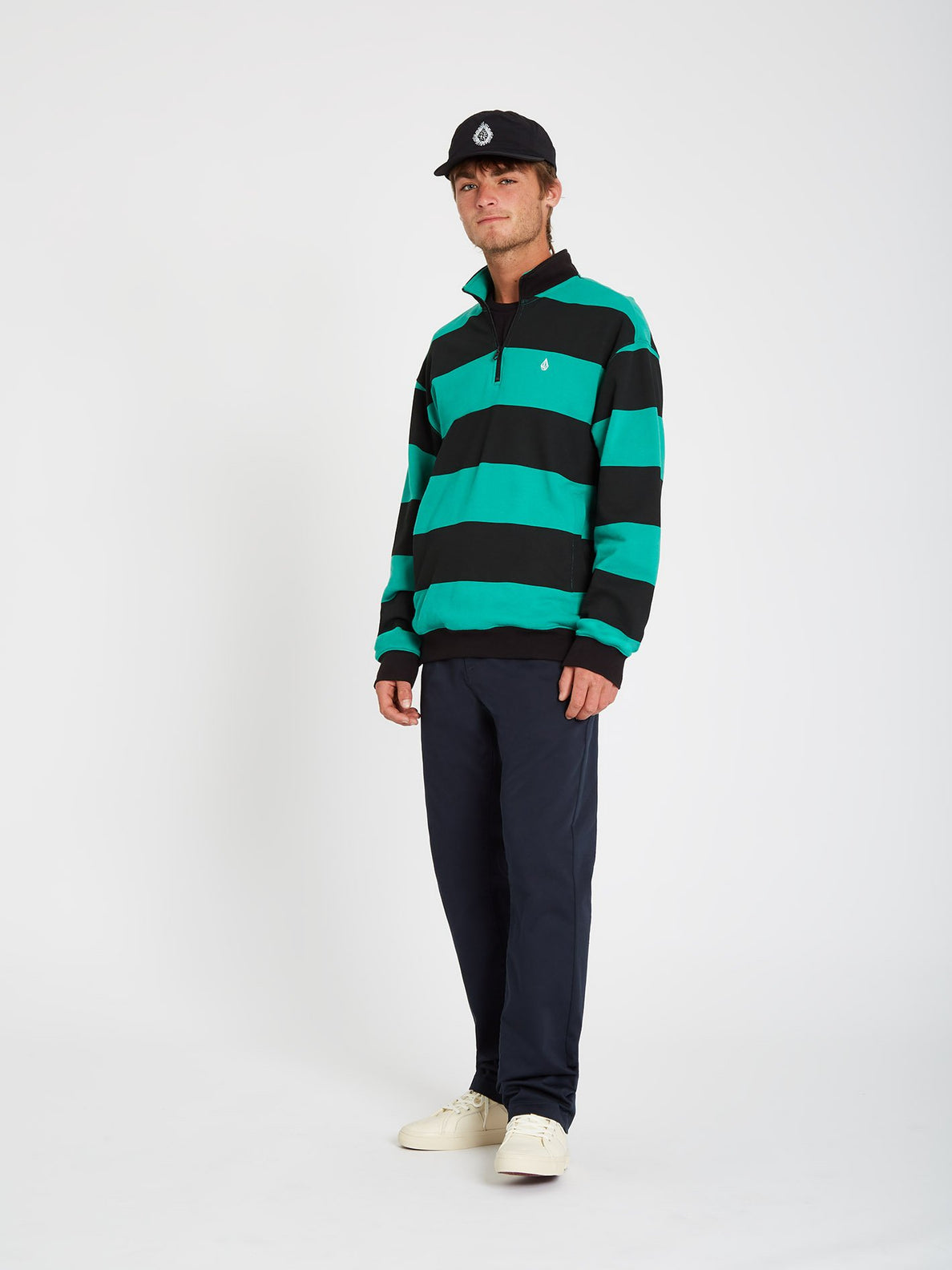 Serum Quarter Zip Sweatshirt - Synergy Green (A4612108_SYG) [20]