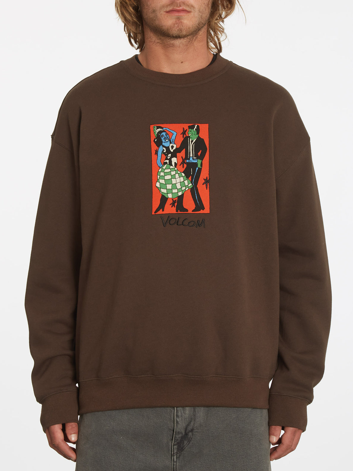 Bob Mollema Sweatshirt - DARK BROWN – Volcom Europe