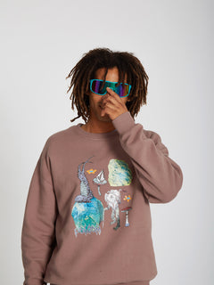 Chrissie Abbott X French Sweatshirt - DOESKIN (A4632205_DSN) [13]