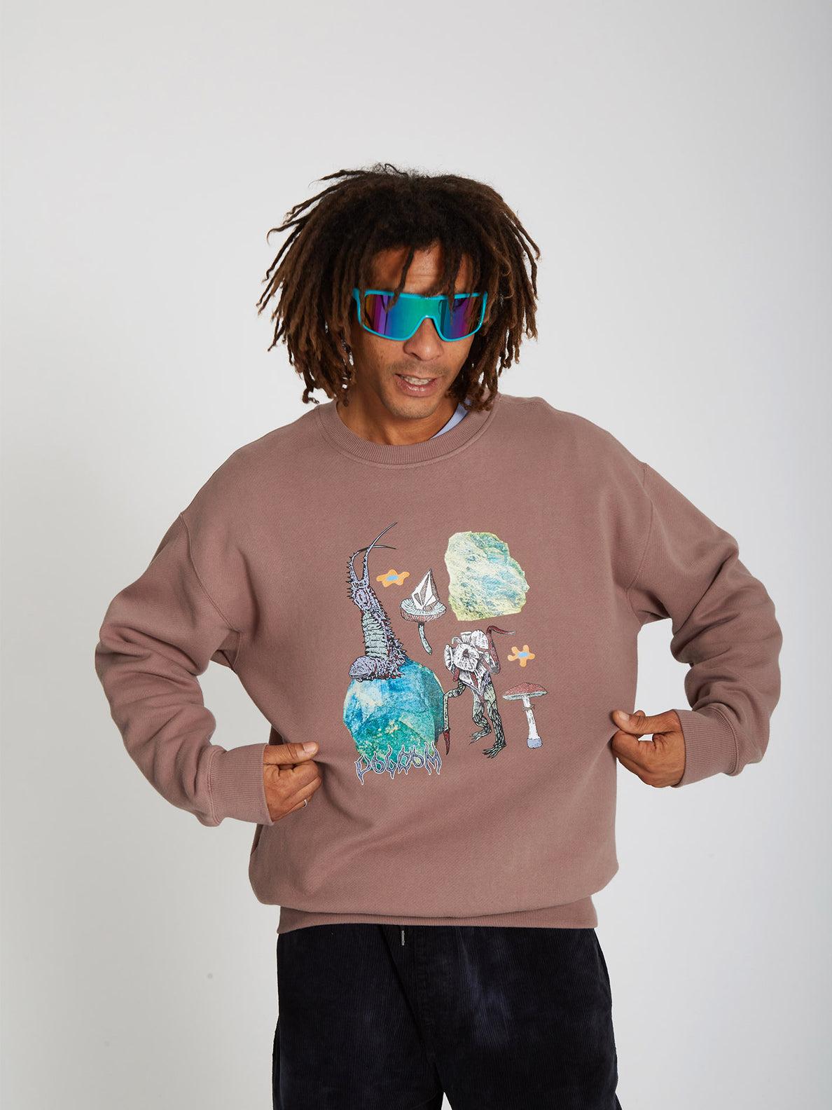 Chrissie Abbott X French Sweatshirt - DOESKIN (A4632205_DSN) [F]