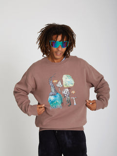Chrissie Abbott X French Sweatshirt - DOESKIN (A4632205_DSN) [F]