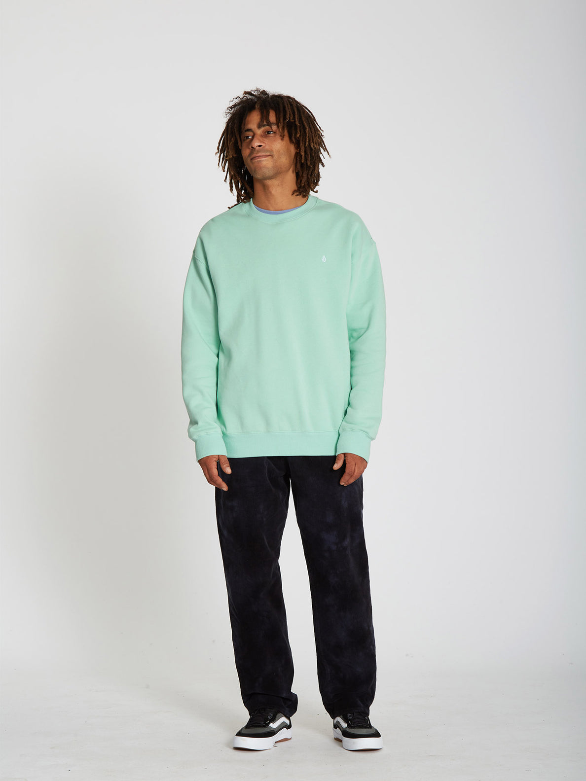 Single Stone Sweatshirt - LICHEN GREEN – Volcom Europe