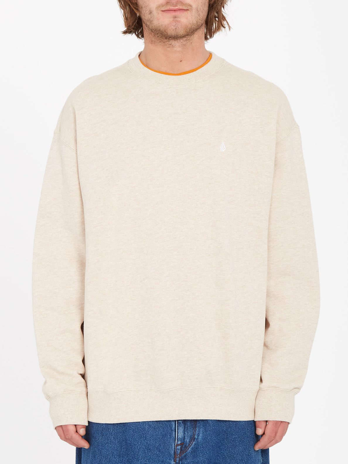 Single Stone Sweatshirt - WHITECAP GREY (A4632213_WCG) [F]