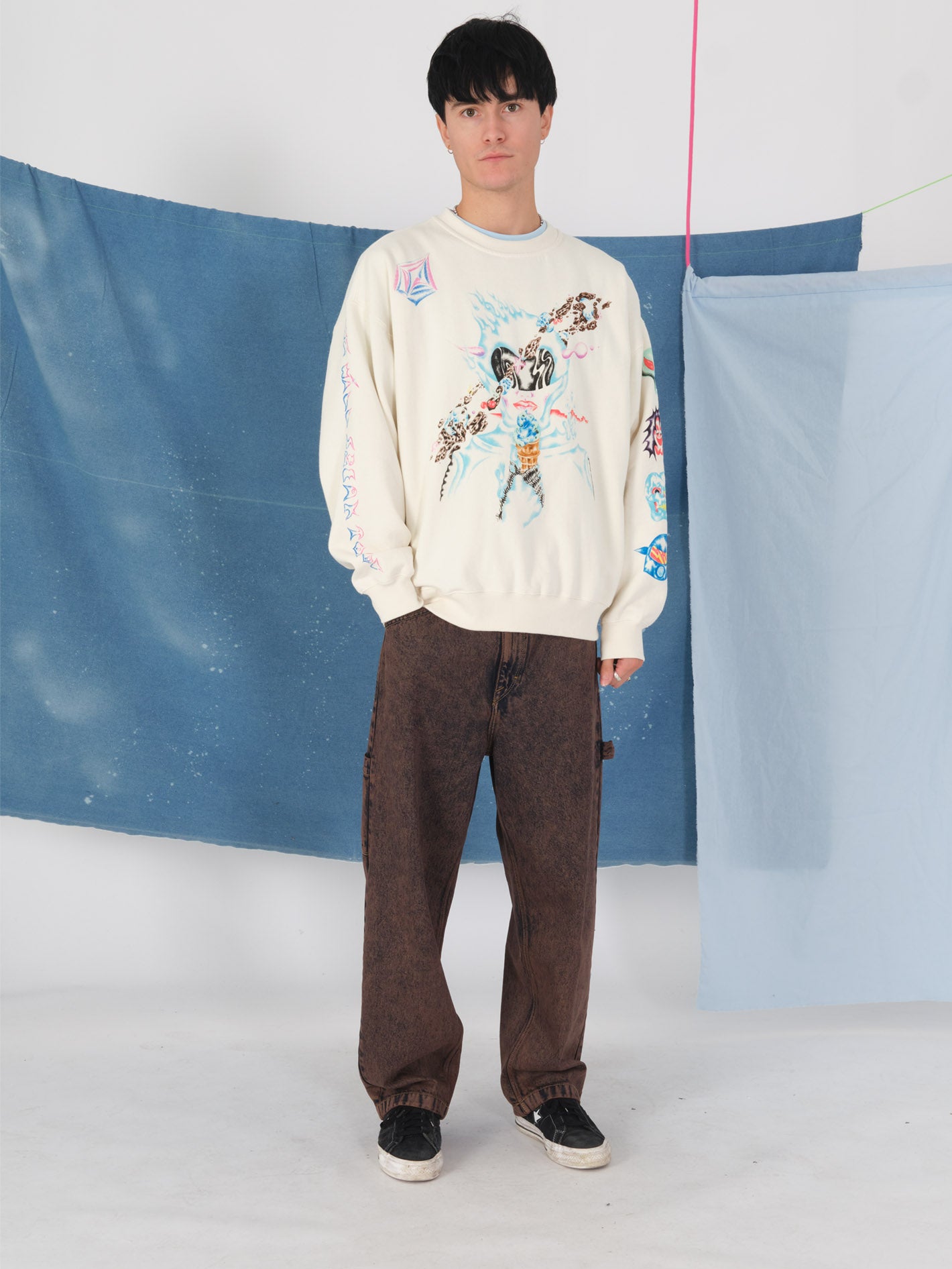 Sam Ryser Sweatshirt - OFF WHITE - Men - Volcom EUROPE – Volcom Europe