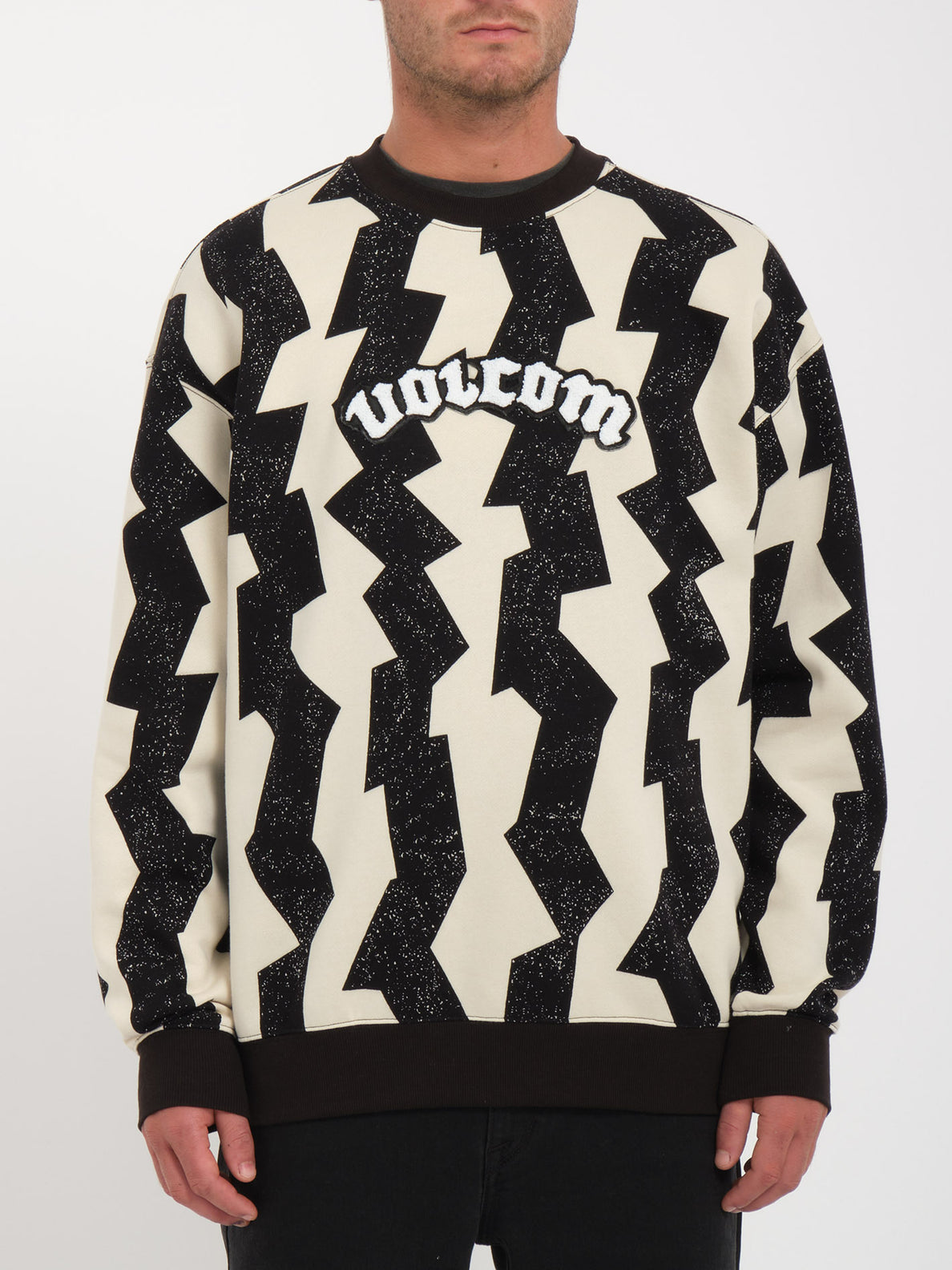 Obtic Sweatshirt DIRTY WHITE Men Volcom EUROPE Volcom Europe
