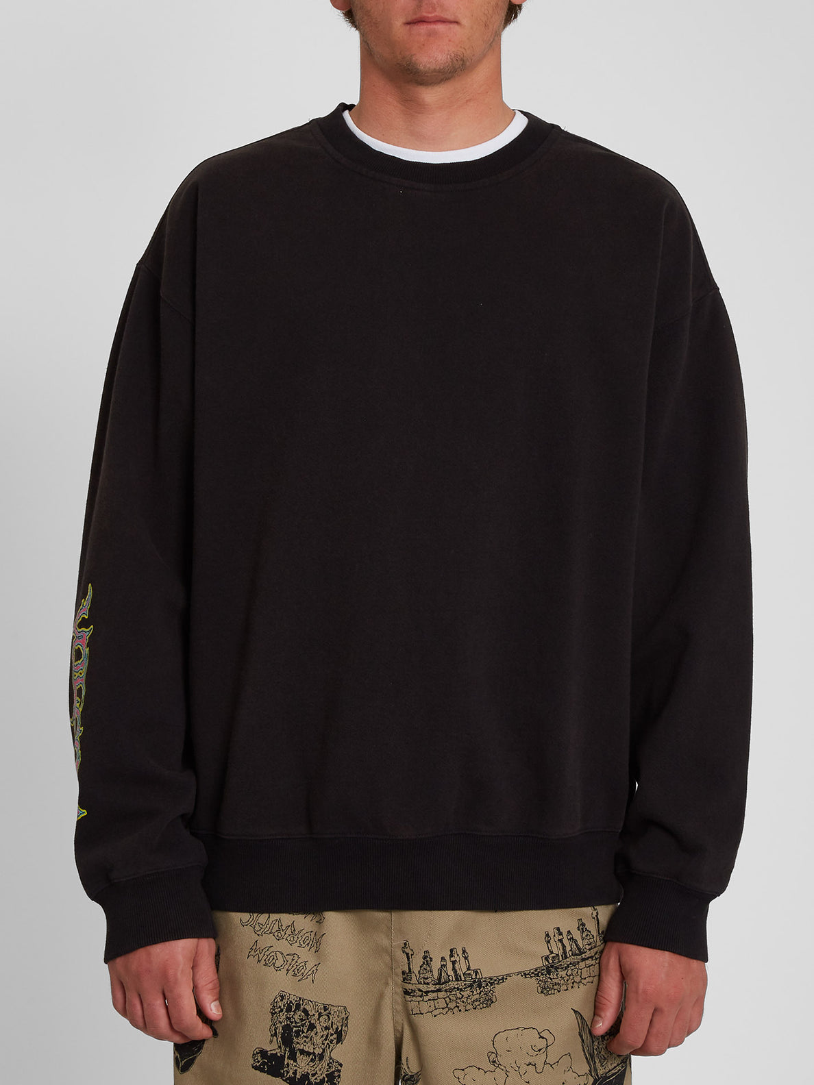 Black Sounds Sweatshirt BLACK Volcom Europe
