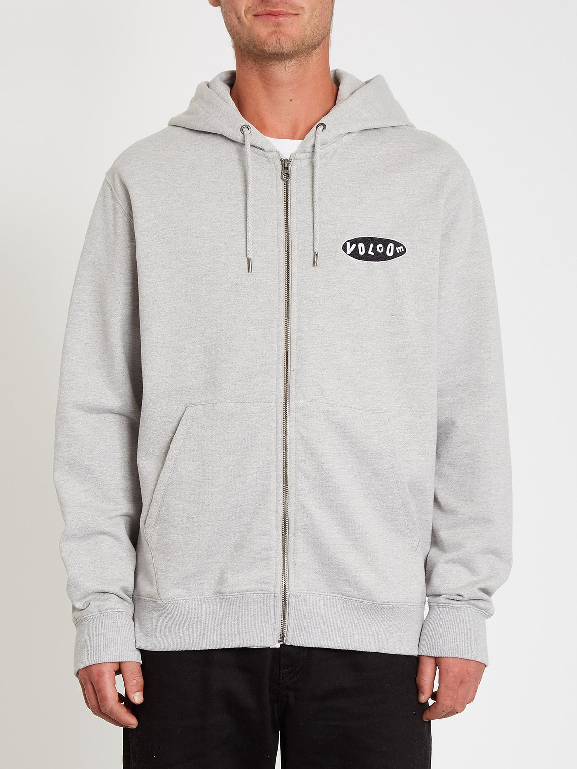 Supply Stone Zip Sweatshirt Heather Grey Volcom Europe