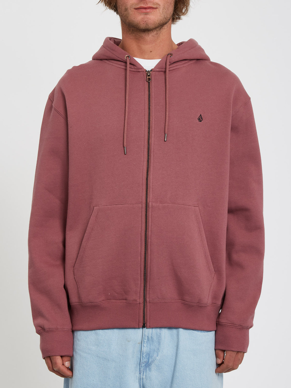 SNGL STN ZIP FLEECE (A4812201_RSB) [F]