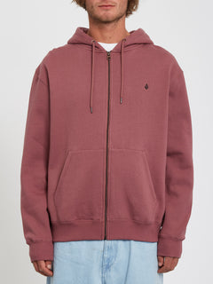 SNGL STN ZIP FLEECE (A4812201_RSB) [F]