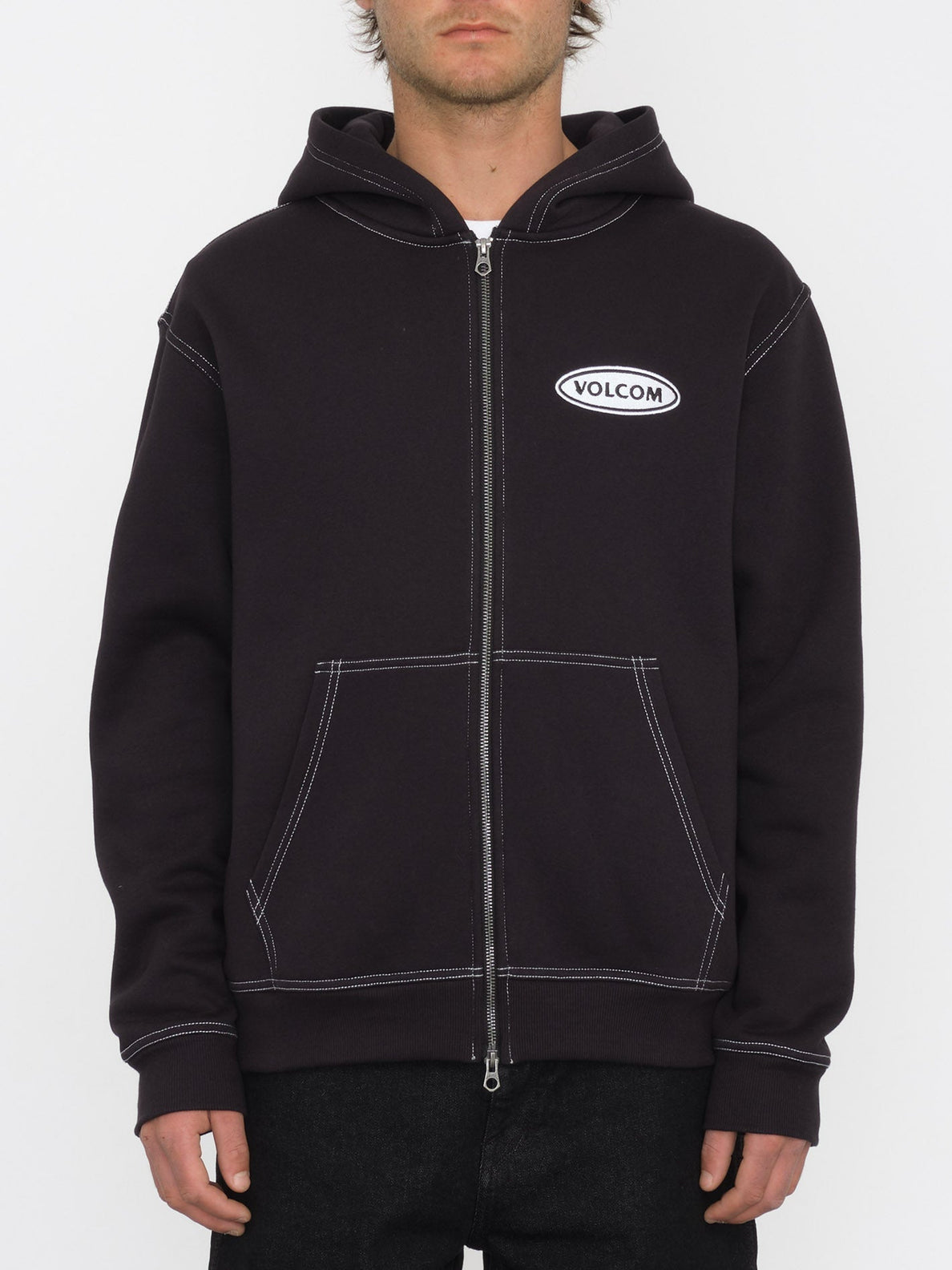 Workard Zip Hoodie BLACK Men Volcom EU Volcom Europe