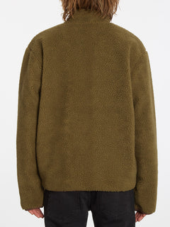 Muzzer Fuzzar Zip Sweatshirt - SERVICE GREEN (A4832201_SVG) [B]