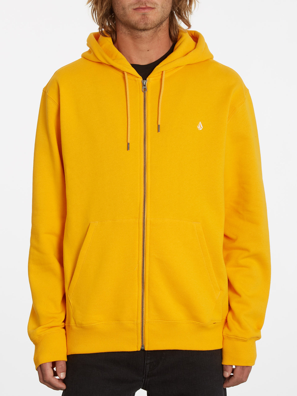 Single Stone Zip Hoodie - SUNBURST (A4832205_SBU) [F]