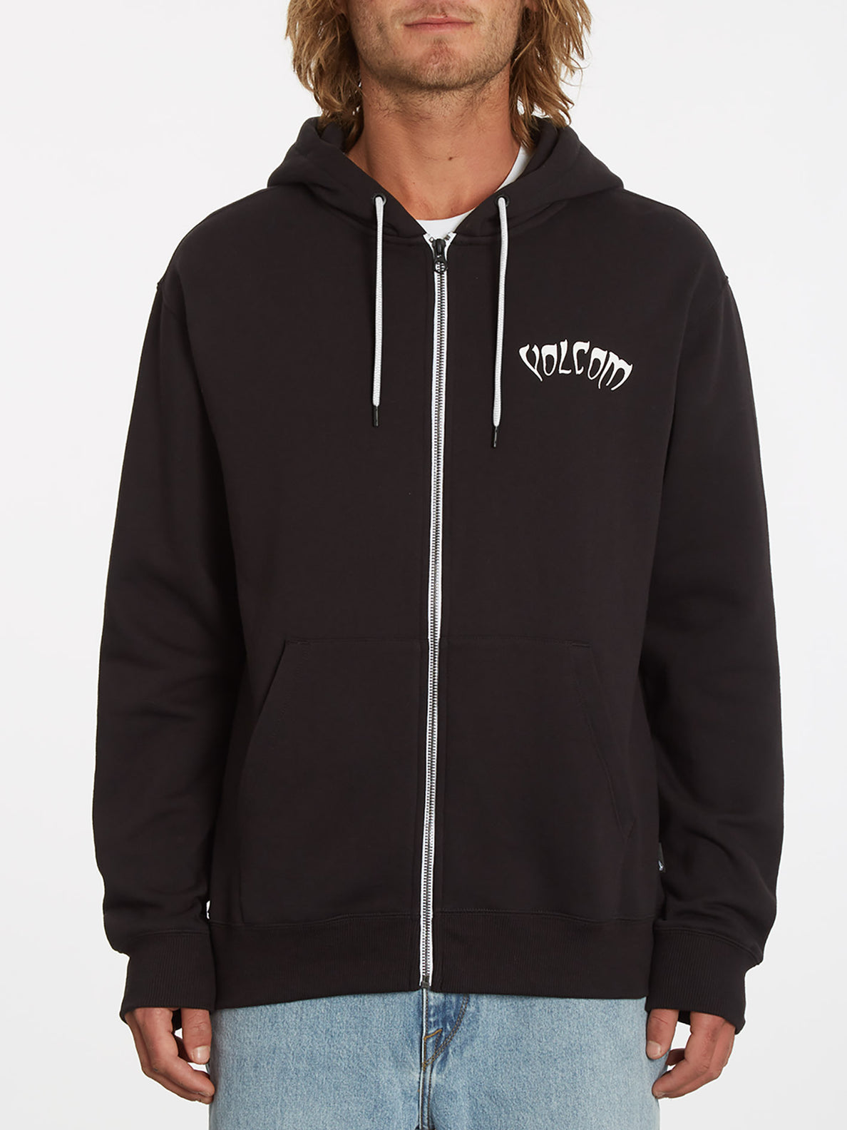 Extends Zip Hoodie BLACK Volcom Europe