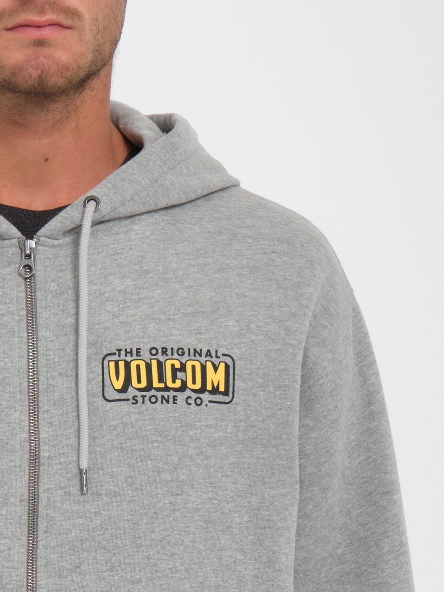 Watanite Zip Hoodie - HEATHER GREY - Men - Volcom EU – Volcom Europe