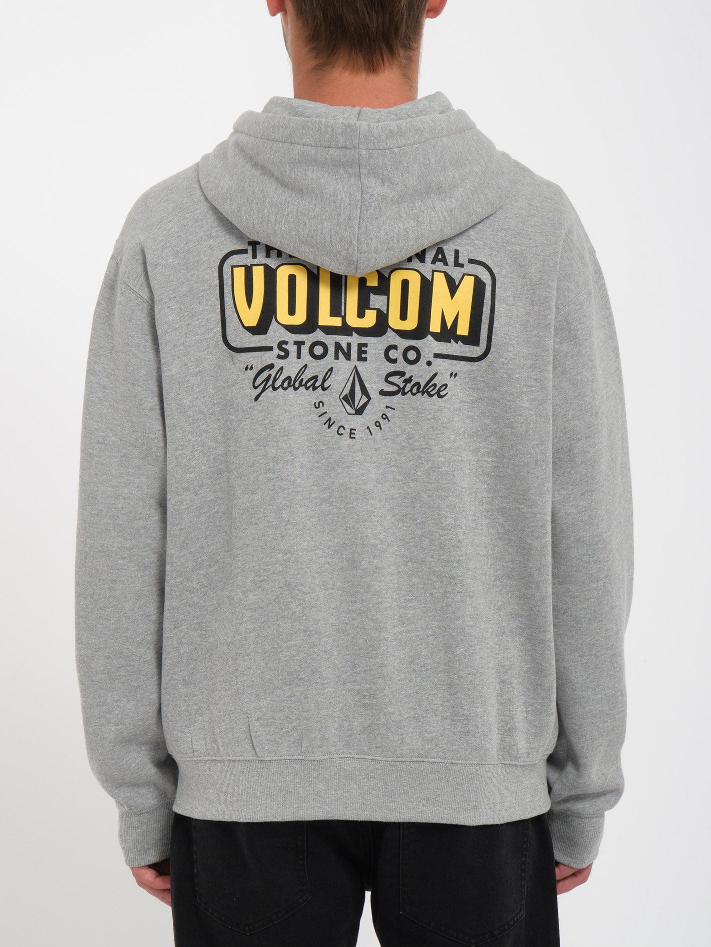 『3年保証』 Green Sea - Hoodie Zip Stone Single - Europe Volcom - Men スキー・スノーボードアクセサリー