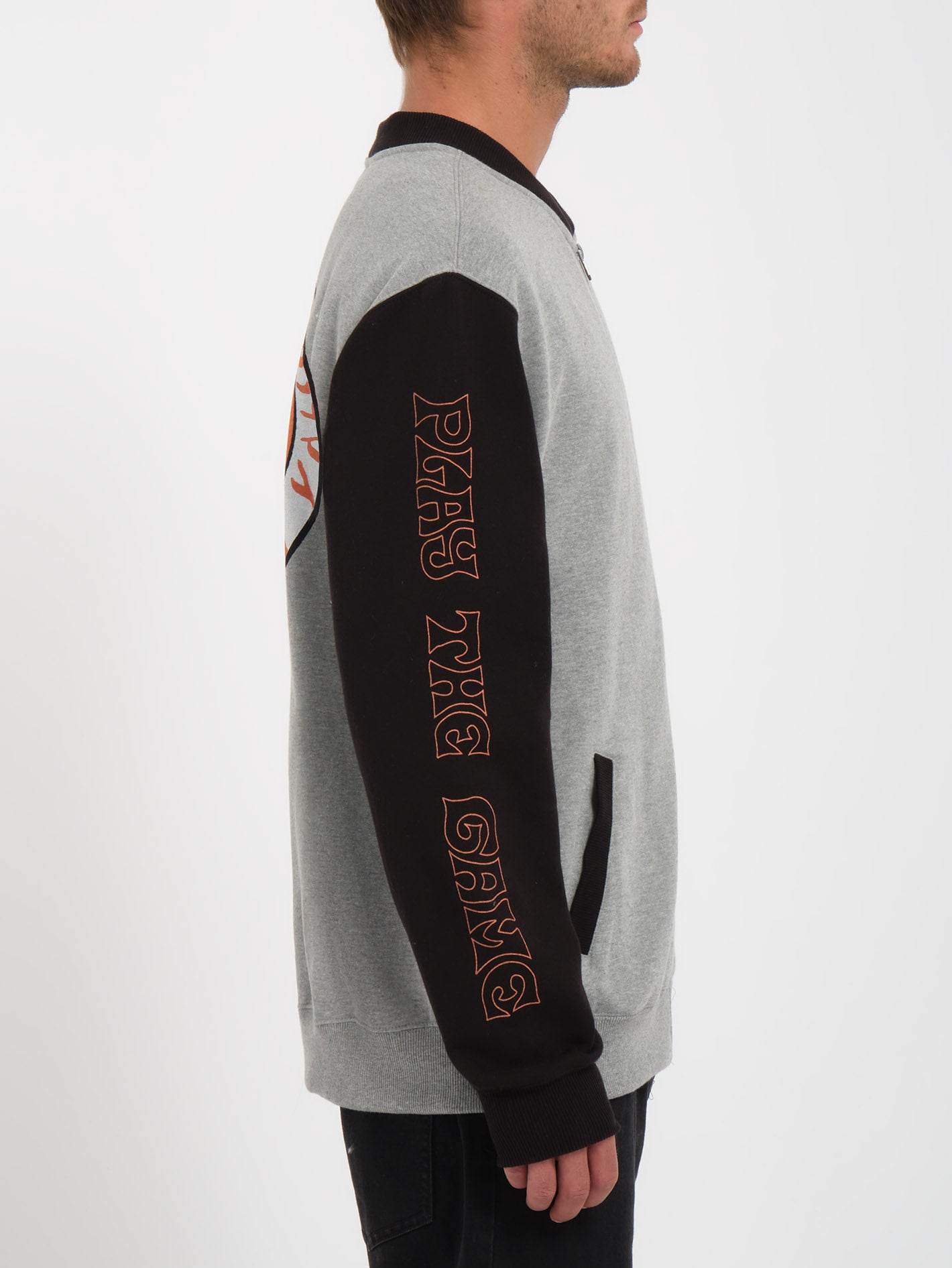 Nando Von Arb Zip Sweatshirt - HEATHER GREY - Men - Volcom EU