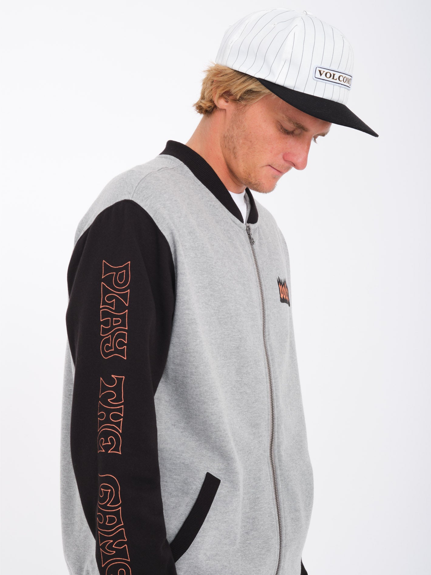 Nando Von Arb Zip Sweatshirt - HEATHER GREY - Men - Volcom EU