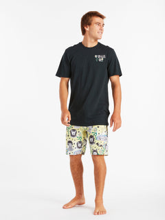 Surf Vitals Animal T-shirt - BLACK