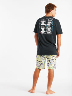 Surf Vitals Animal T-shirt - BLACK