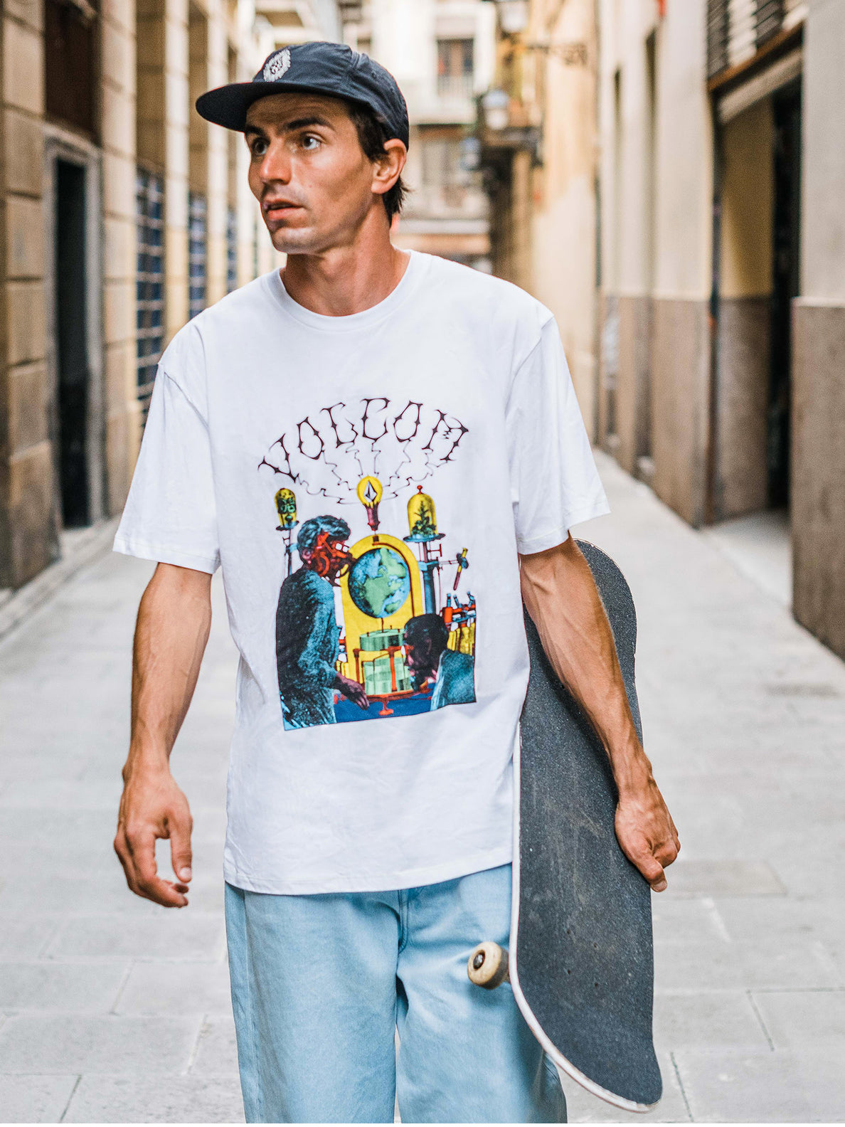 Elzo Durt 2 T shirt WHITE Volcom Europe
