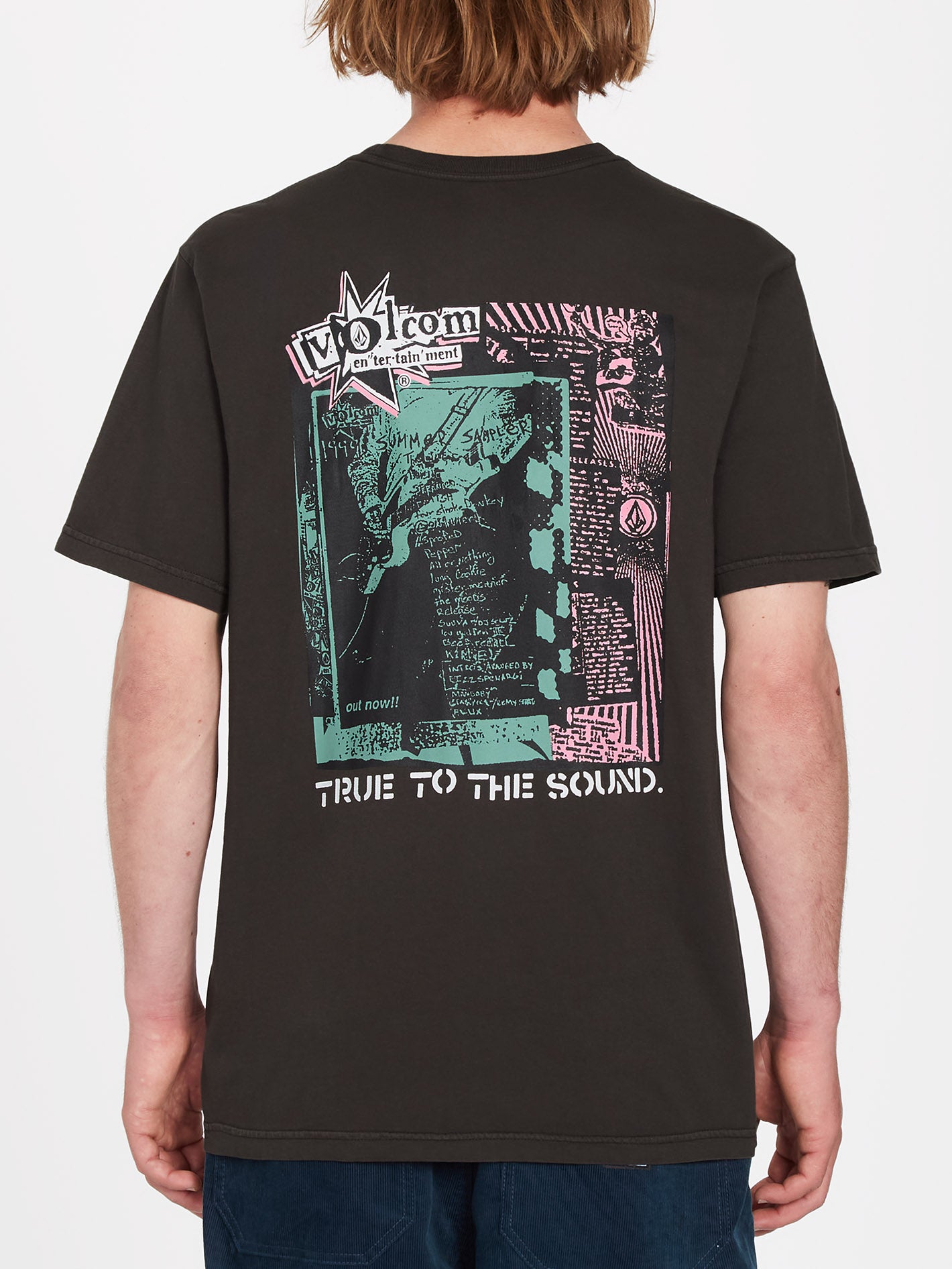 V Entertainment T-shirt - RINSED BLACK