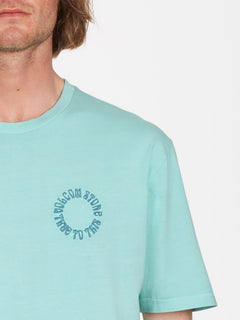 Circle Emb T-shirt - BOTTLE GREEN (A5212318_BTG) [1]