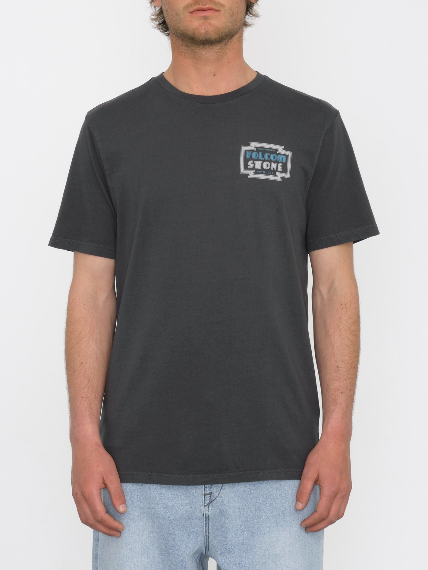Saxy Cat T-shirt - STEALTH - Men - Volcom EU – Volcom Europe